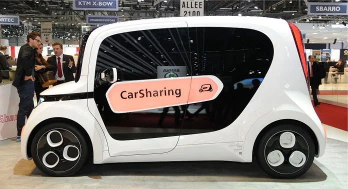 Coche de la empresa internacional de automoción Engineering Group AG