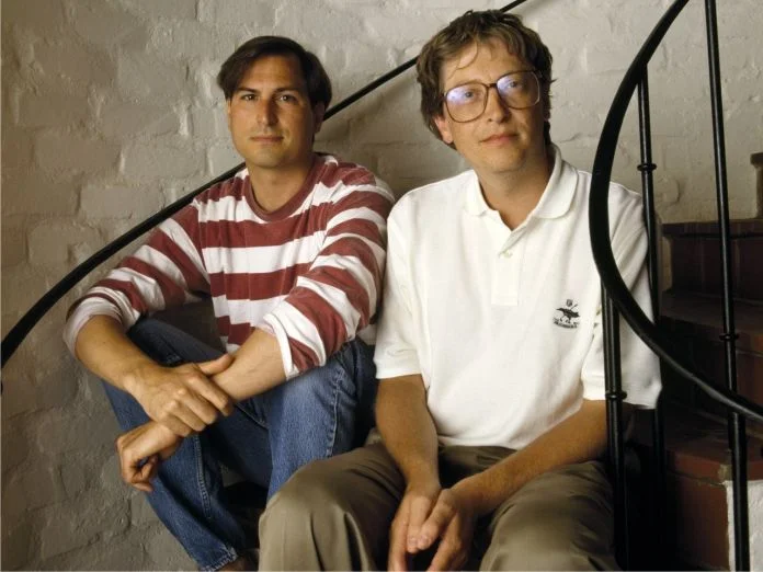 Steve Jobs y Bill Gates