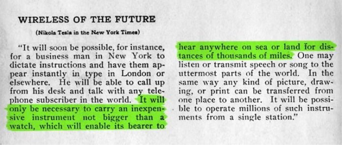 Imaginó el teléfono inteligente moderno en 1909