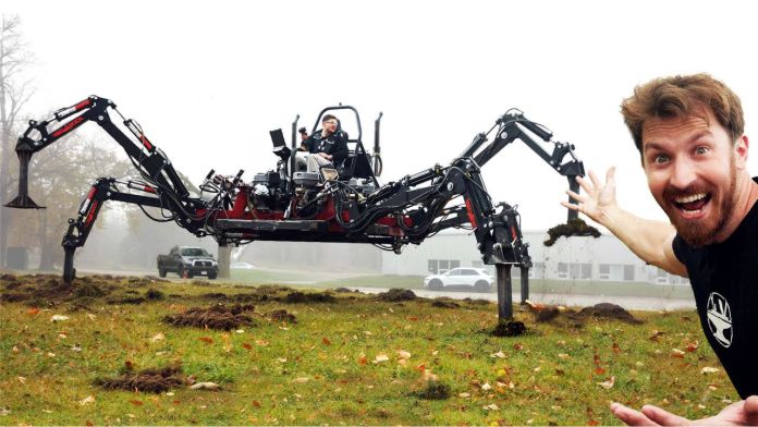 YouTubers construyen el robot hexápodo 'más grande del mundo'