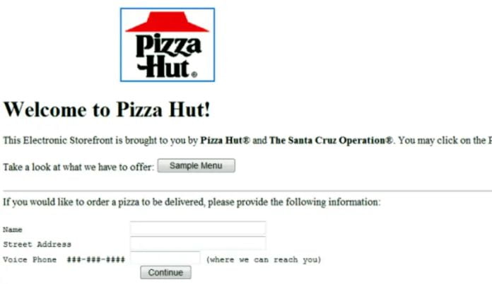 Los orígenes del comercio electrónico: hace tres décadas, Pizza Hut lanzó su primera plataforma online